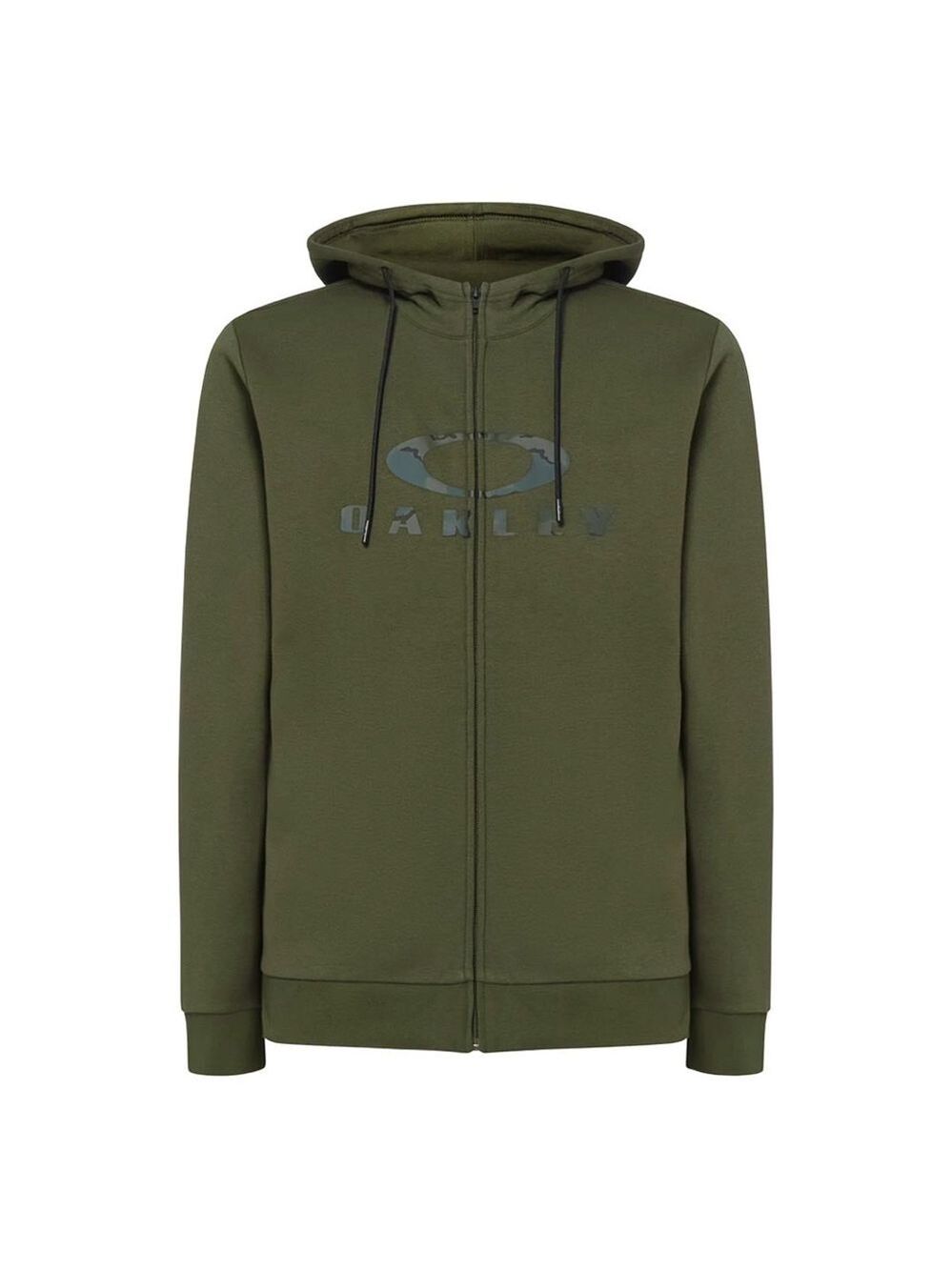 Oakley unisex Bark Full Front Zip 2.0 Hoodie olive camo hunter green size XS